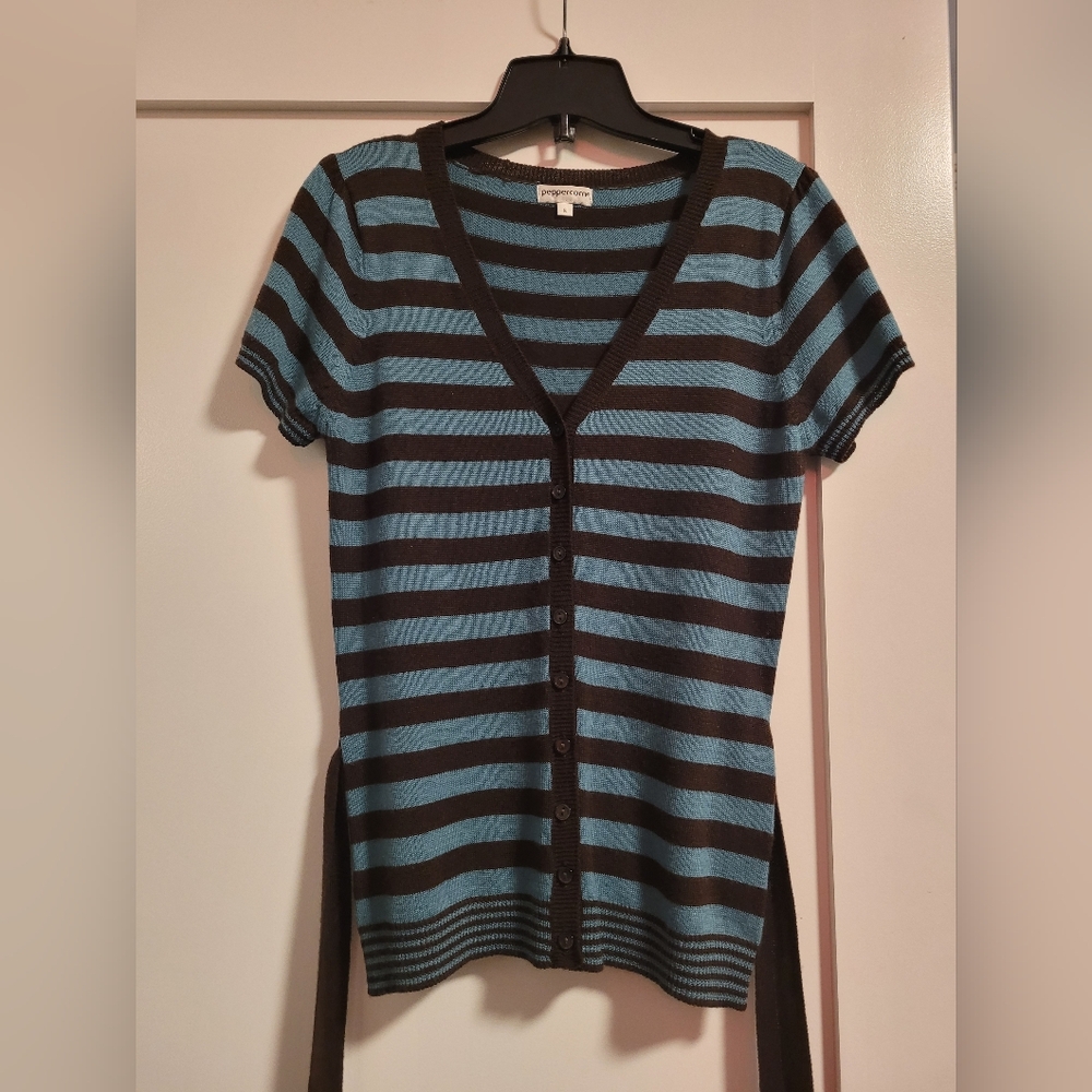 Peppercorn Wool/Lyocel Knit Tee